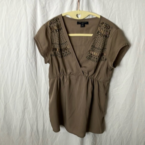 Banana Republic: Lightweight Geometric pattern top- PXS - Picture 15 of 16